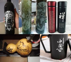 哈密伊吾县酒瓶葫芦工艺品激光雕刻机